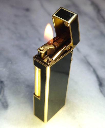 Dunhill rollagas lighter black - rollagas,