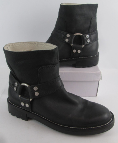 Diesel black leather biker - leather,
