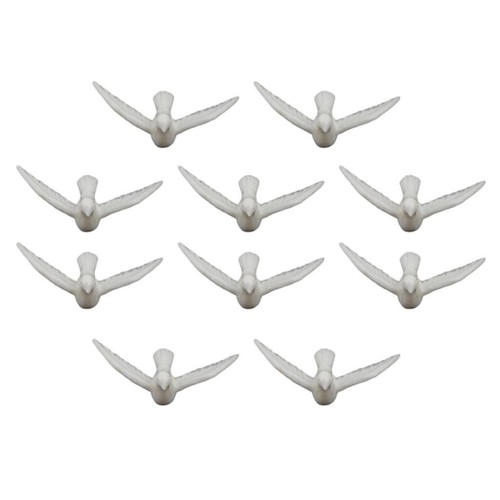 Mini white doves dolls - mini, house