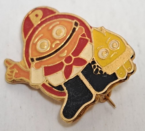 Cartoon fireman kid child pin - fireman,