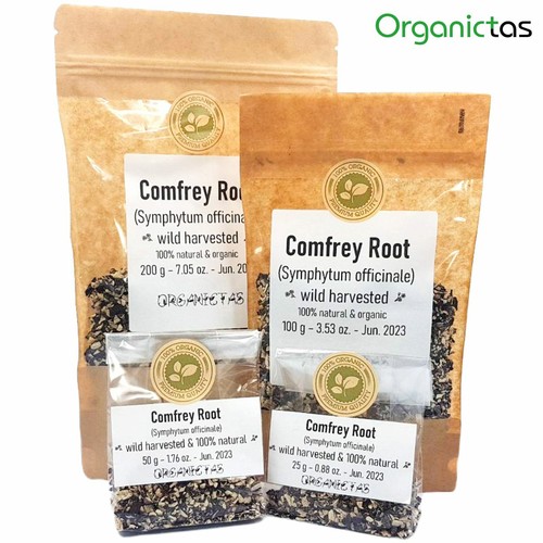 Organic comfrey root - comfrey, cut