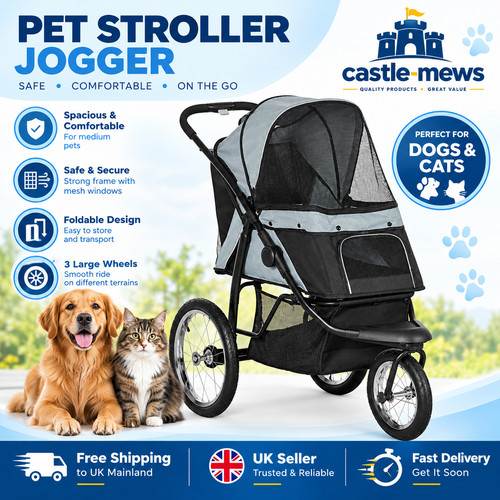 Pawhut wheel dog stroller - pawhut,