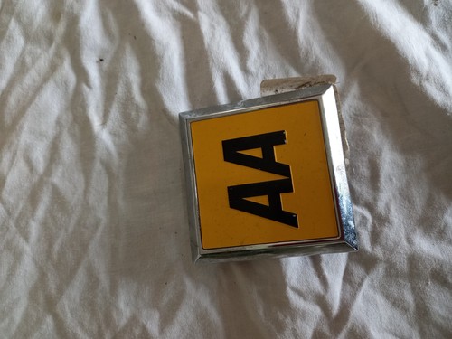 Vintage car badge - aa,
