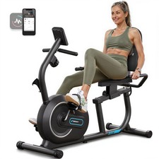 MERACH S08 Recumbent Exercise Bike Workout Machine Full Body Fitness Bluetooth
