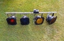 Eurolite Germany 4 x PAR 56  Cans Black Stage Lighting 