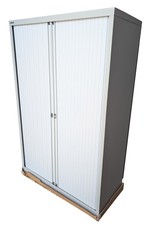 Bisley Grey 1.6m Tambour