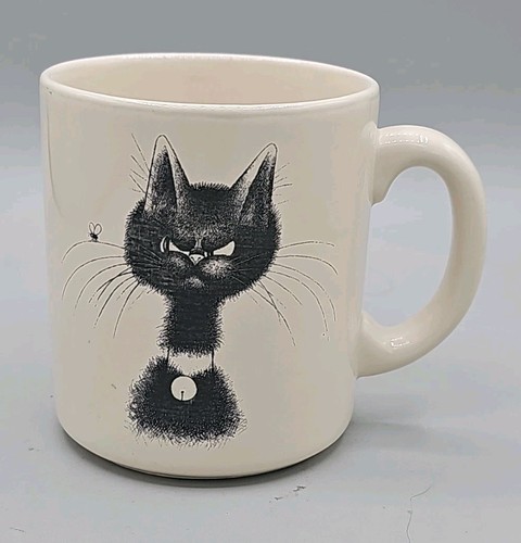 Albert dubout black cat mug - albert,