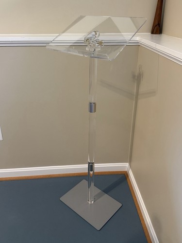 Acrylic lucite lectern - acrylic, podium