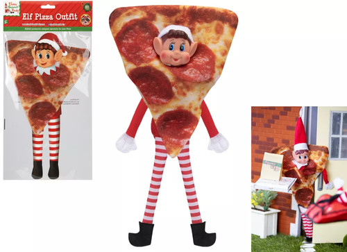 Elf doll pizza costume elves - elf,