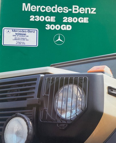 Mercedes benz wagen 230ge - mercedes-benz, g-wagen