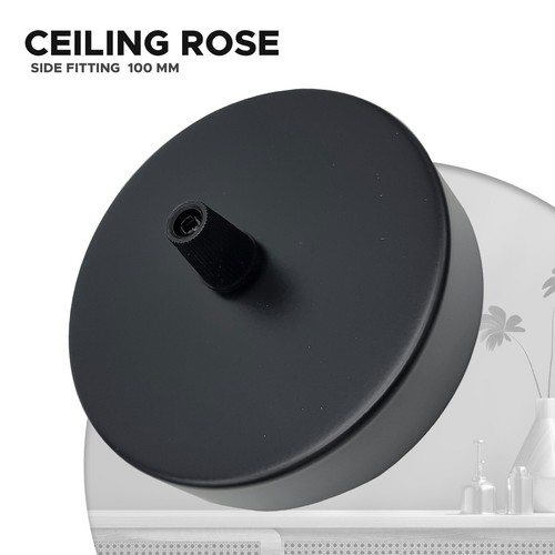 Metal ceiling rose single - metal,
