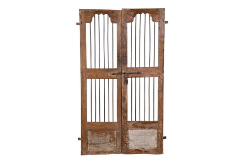 Antique indian teak wood jali - teak,