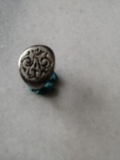 Antique Rare Late Medieval Silver ,  Lion's Head Signet,Seal  Ring US-5,50