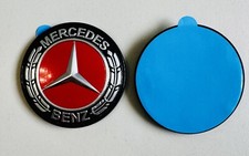 Black red hood flat badge - hood,