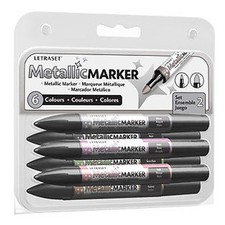 Letraset Metallic Promarkers -