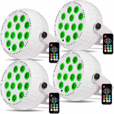 4 x QTX BATPAR-18 White