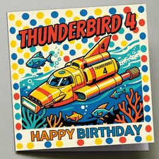 Birthday Card - Thunderbird