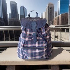 Jack Wills Blue Bucket Duffle Bag  Backpack