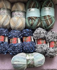 Mixed Bundle Of DK Yarn 10 Balls -750g in Total King Cole, Stylecraft, Hayfield 