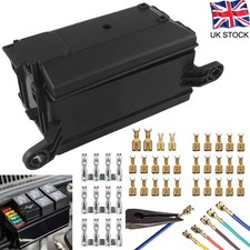 Fuse Relay Box 6 Relay 12 Slots Universal Car Trunk Marine ATC/ATO Block Holder