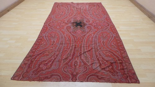 Antique shawl silk - shawl, kashmir