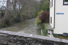 Photo A2 Broad Street bridge over the River Lugg in Presteigne Presteign c2012