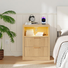 Farmhouse Fluted Nightstand