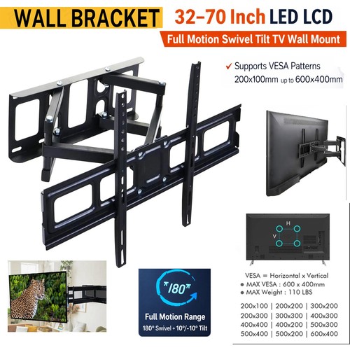 Full motion inch - 32-70, tv