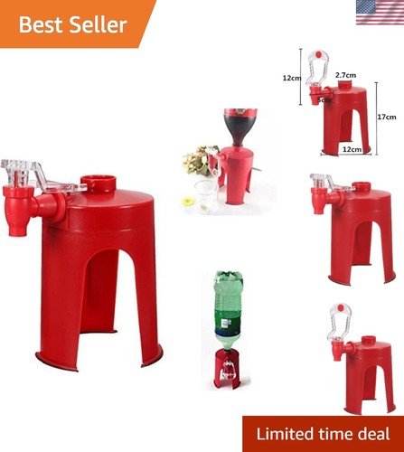 Red liter soda dispenser - red,