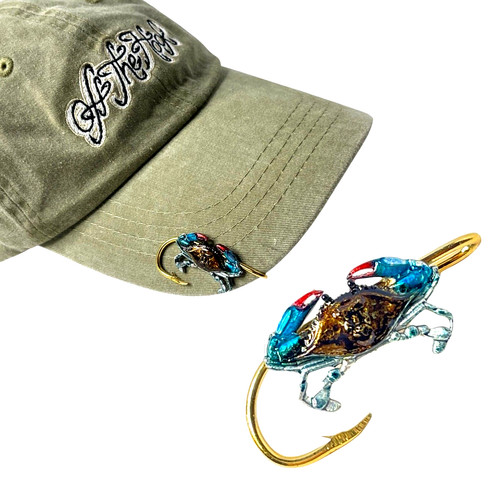 Blue crab hat - hook,