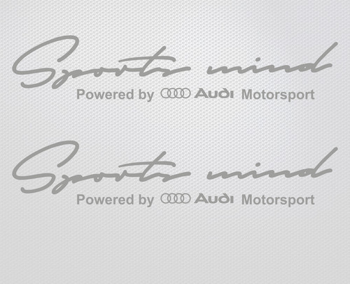 Audi sticker sports mind - sticker,