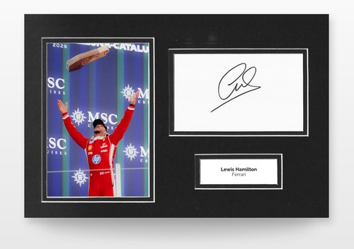 Lewis hamilton hand signed - lewis,