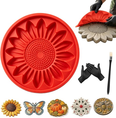 Reusable sunflower stepping - sunflower,