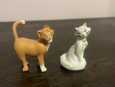 Disney Original The Aristocats Plastic Mini Figures Duchess & O'Malley Toys