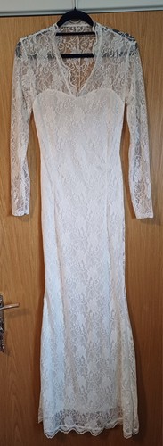 White floral lace - white,