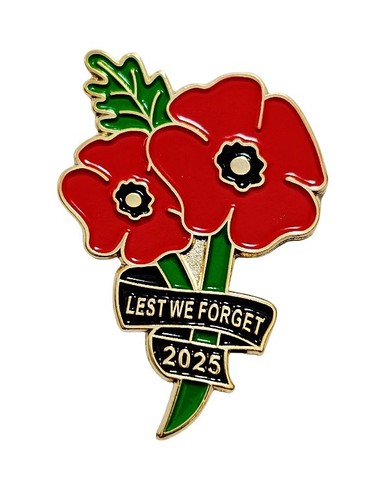 2025 purple poppies ribbon - 2025,