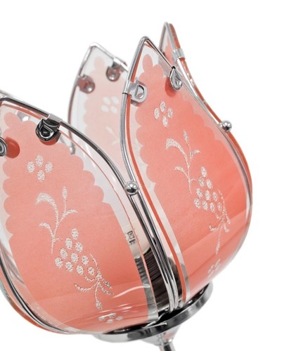 Hollywood regency lotus lamp - hollywood,