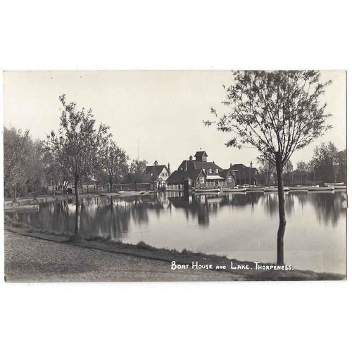 Thorpeness boat house and - boat,