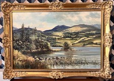 Allan Ardies Original Oil Painting Lough Eske, Co. Donegal 30” X 20”