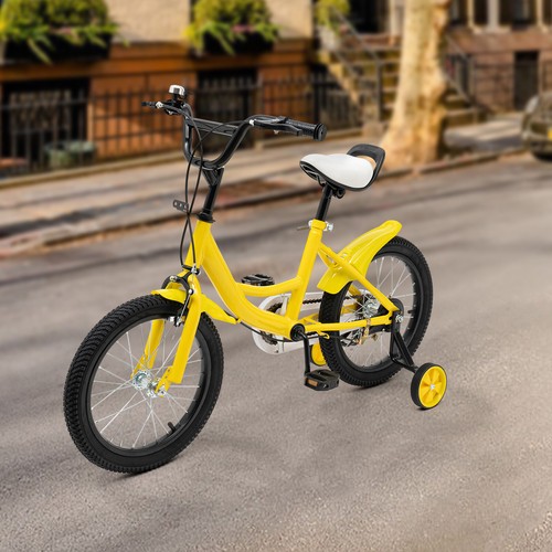 Kids bike yellow - 16", bicycle