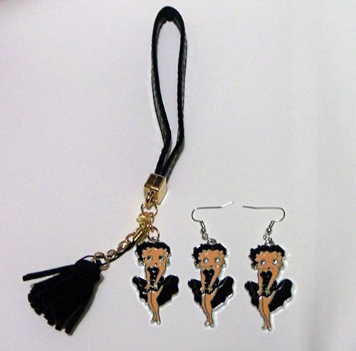 Betty boop bracelet earrings - boop,