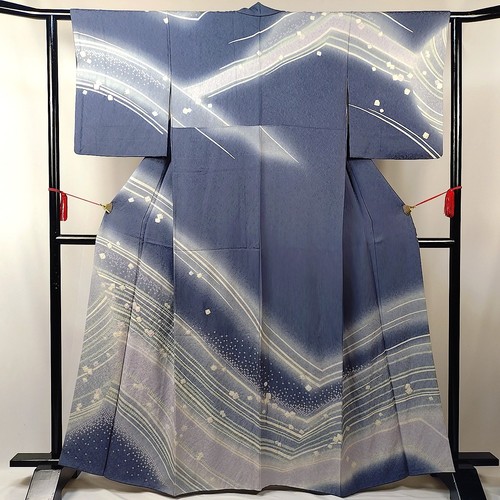 Vintage japanese silk kimono - japanese,