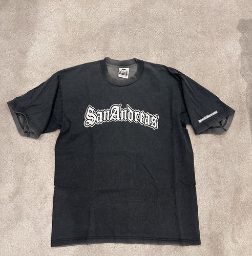 Vintage faded black gta san - black,