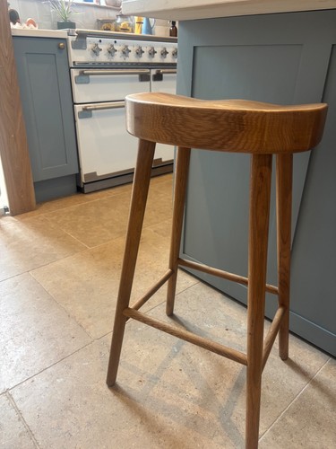 Weathered oak bar - , stool