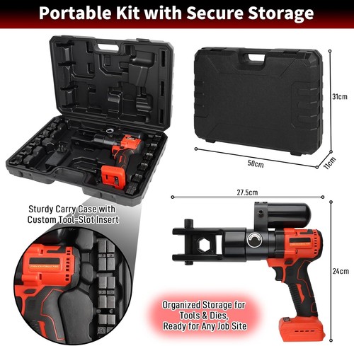 Hydraulic crimper set battery - hydraulic,