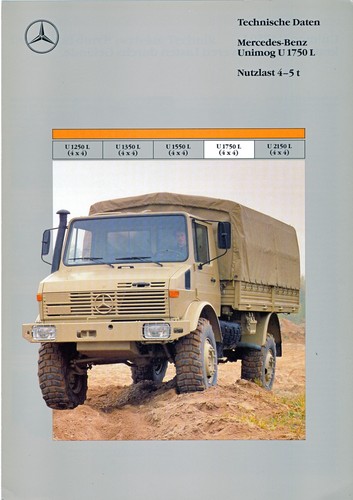 Mercedes benz unimog u1750 - mercedes, u1750-l