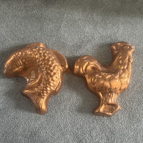 Vtg fish chicken set kitchen - fish, /