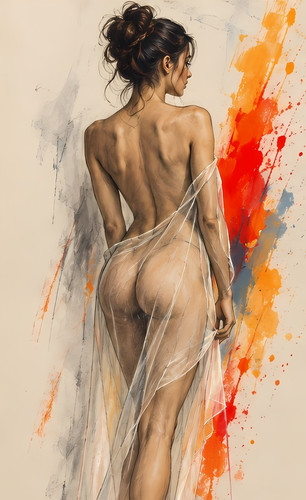 Abstract women naked - abstract,