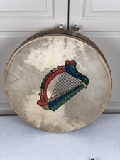 Vintage Irish Celtic Drum Malachy Kearns Bodhran - 17 1/2” Diameter.