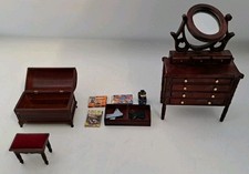 Doll's House Chest of drawers, Toy Chest and Stool
